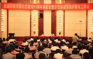 湖北省国资委纪念建党93周年表彰会暨示范基层党组织建设工作会